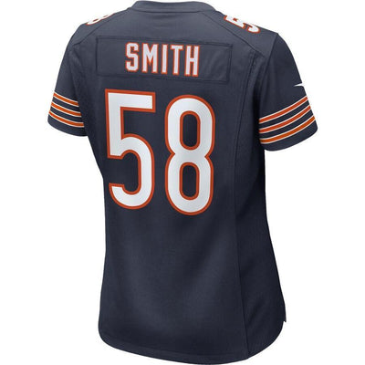 Roquan Smith Chicago Bears Women's Navy 100th Season Game Jersey