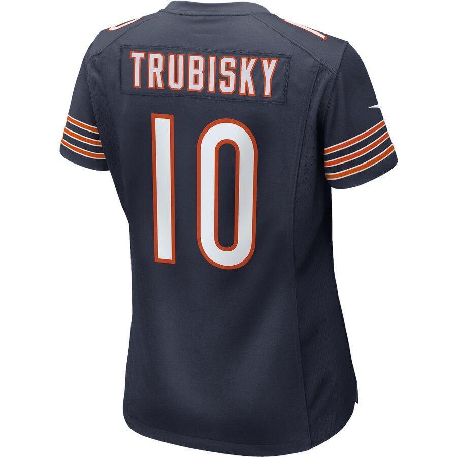 Mitchell Trubisky 10 Chicago Bears Women's 2019 100th Season Alternate Classic Game Jersey