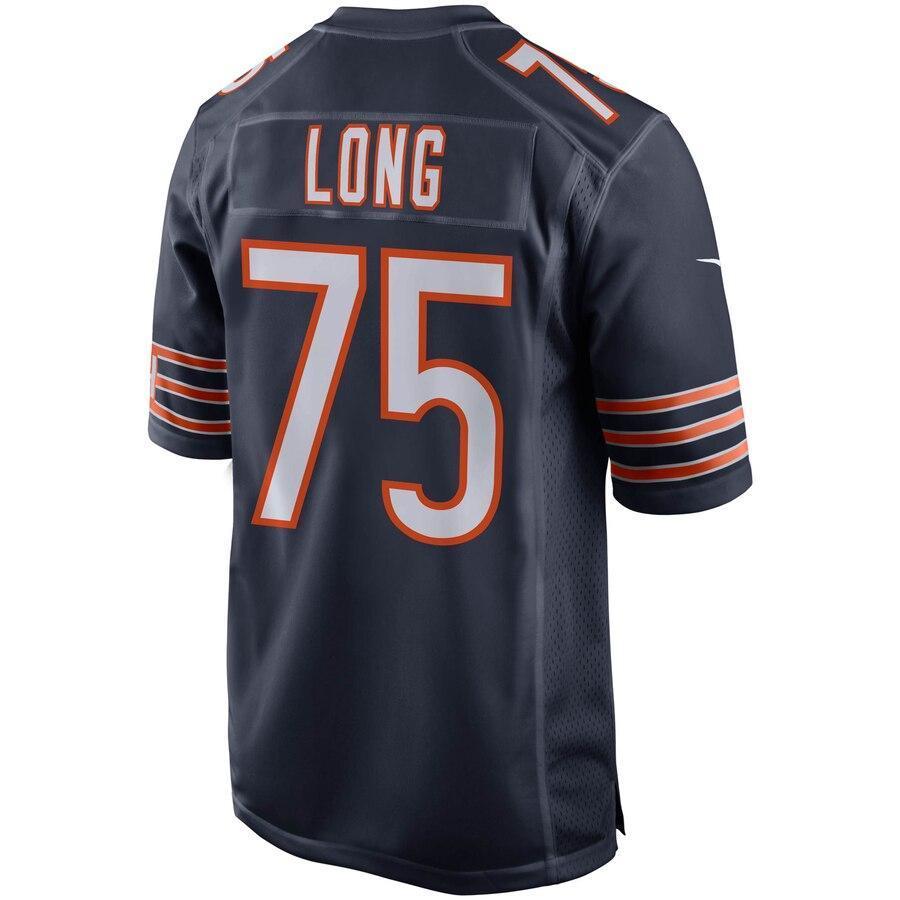 Kyle Long Chicago Bears Navy 100th Season Game Jersey
