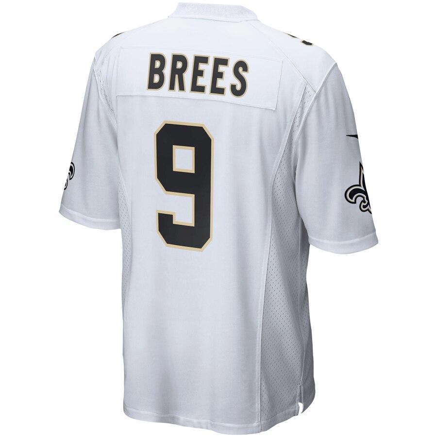 Drew Brees 9 New Orleans Saints White Event Game Jersey