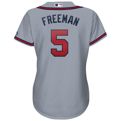 Freddie Freeman 5 Atlanta Braves Women's Alternate Cool Base Player Jersey – Cream