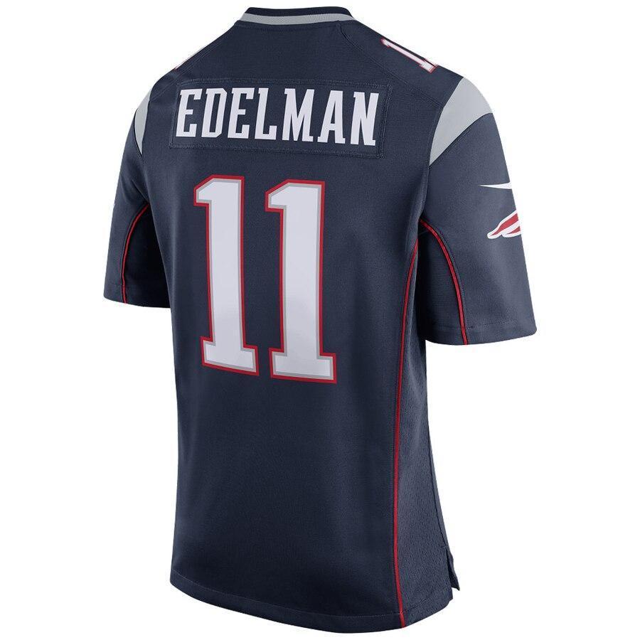 Julian Edelman 11 New England Patriots Navy Super Bowl LIII Bound Game Jersey