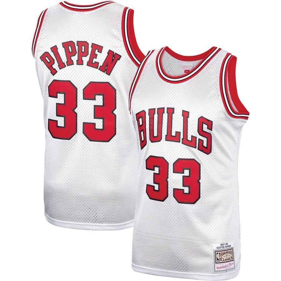Scottie Pippen Chicago Bulls Hardwood Classics Platinum Swingman Jersey