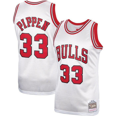 Scottie Pippen Chicago Bulls Hardwood Classics Platinum Swingman Jersey