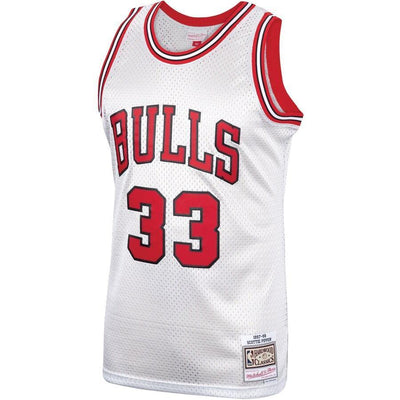 Scottie Pippen Chicago Bulls Hardwood Classics Platinum Swingman Jersey
