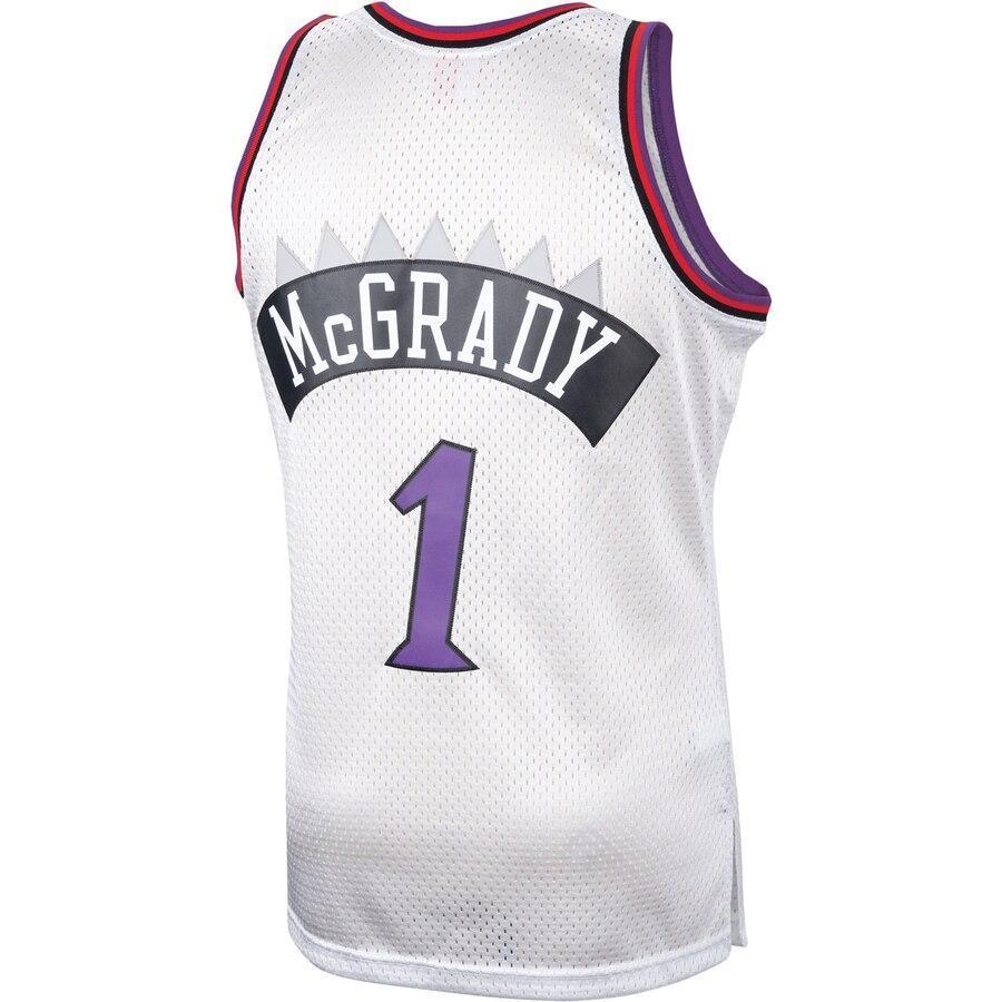 Tracy McGrady Toronto Raptors Hardwood Classics Platinum Swingman Jersey