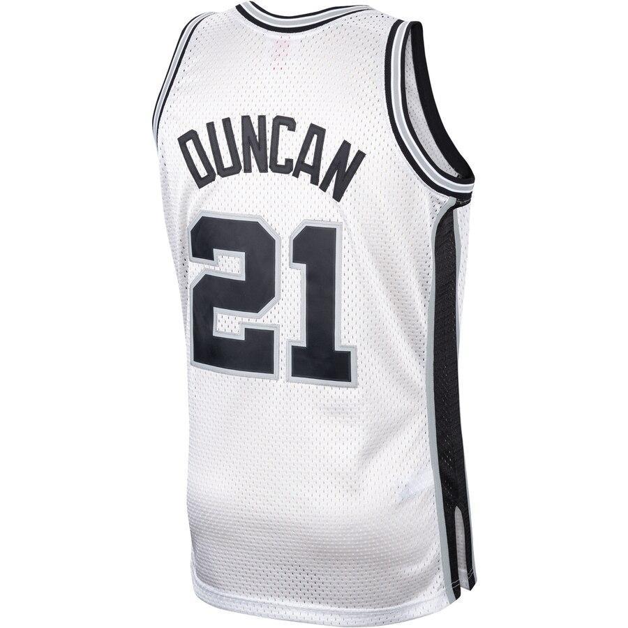 Tim Duncan San Antonio Spurs Hardwood Classics Platinum Swingman Jersey