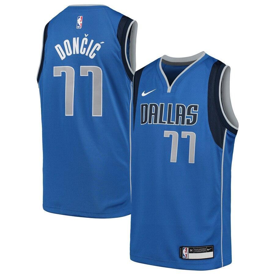 Luka Doncic Dallas Mavericks Youth Swingman Jersey Blue – Icon Edition