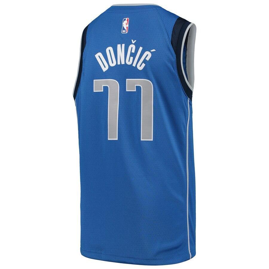 Luka Doncic Dallas Mavericks Youth Swingman Jersey Blue – Icon Edition