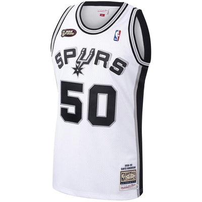 David Robinson San Antonio Spurs Hardwood Classics 1998-99 Authentic Jersey – White