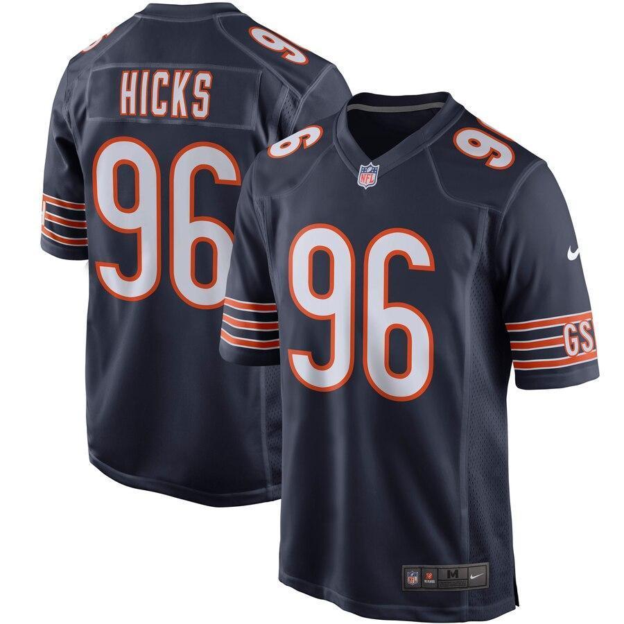 Akiem Hicks 96 Chicago Bears Player Game Jersey