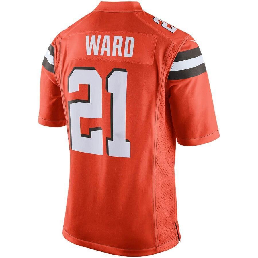 Denzel Ward Cleveland Browns Game Player Jersey