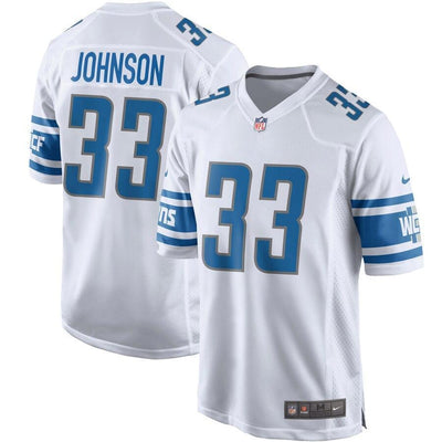 Kerryon Johnson 33 Detroit Lions Game Jersey