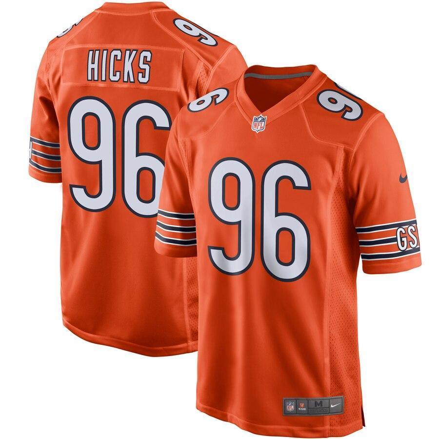 Akiem Hicks 96 Chicago Bears Player Game Jersey