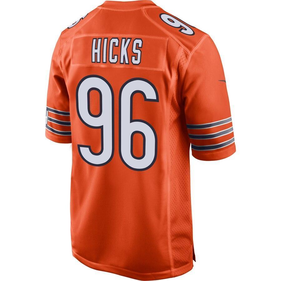 Akiem Hicks 96 Chicago Bears Player Game Jersey