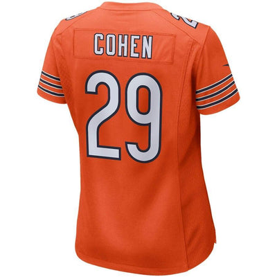 Tarik Cohen Chicago Bears Women's Orange Game Jersey