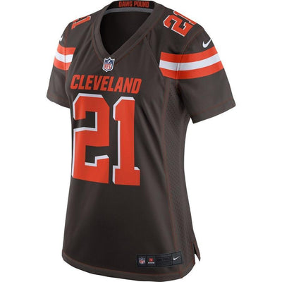 Denzel Ward Cleveland Browns Women's Brown Game Jersey