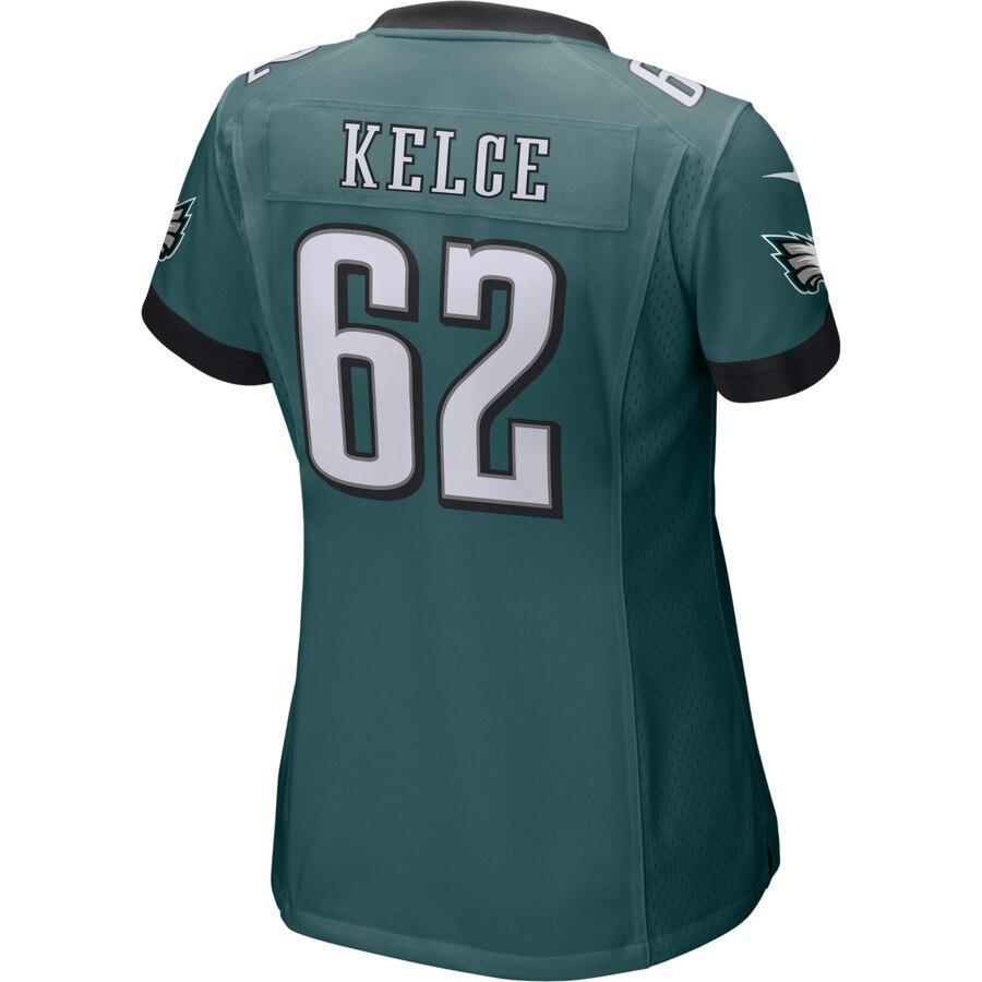 Jason Kelce Philadelphia Eagles Women's Midnight Green Game Jersey