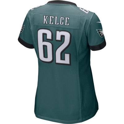 Jason Kelce Philadelphia Eagles Women's Midnight Green Game Jersey