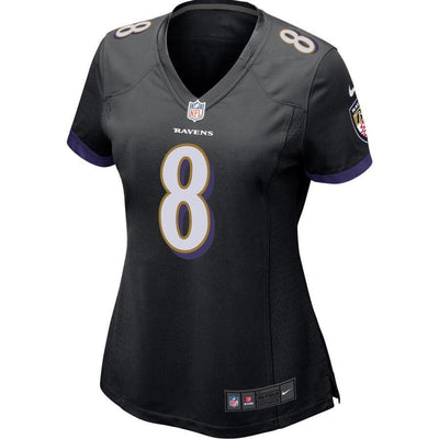 Lamar Jackson Baltimore Ravens Women's Purple Game Jersey