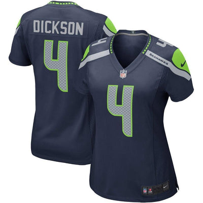 Michael Dickson Seattle Seahawks Women's Navy Game Jersey