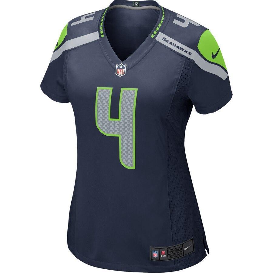 Michael Dickson Seattle Seahawks Women's Navy Game Jersey