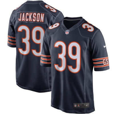 Eddie Jackson Chicago Bears Navy Player Game Jersey