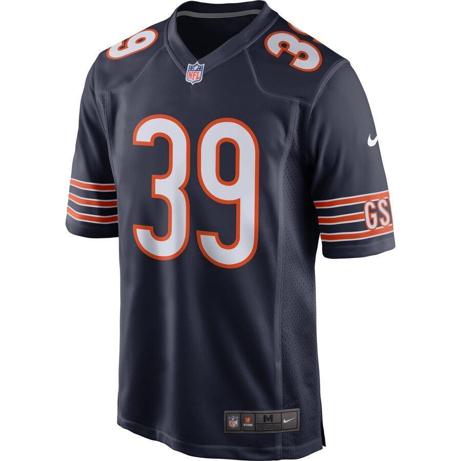 Eddie Jackson Chicago Bears Navy Player Game Jersey