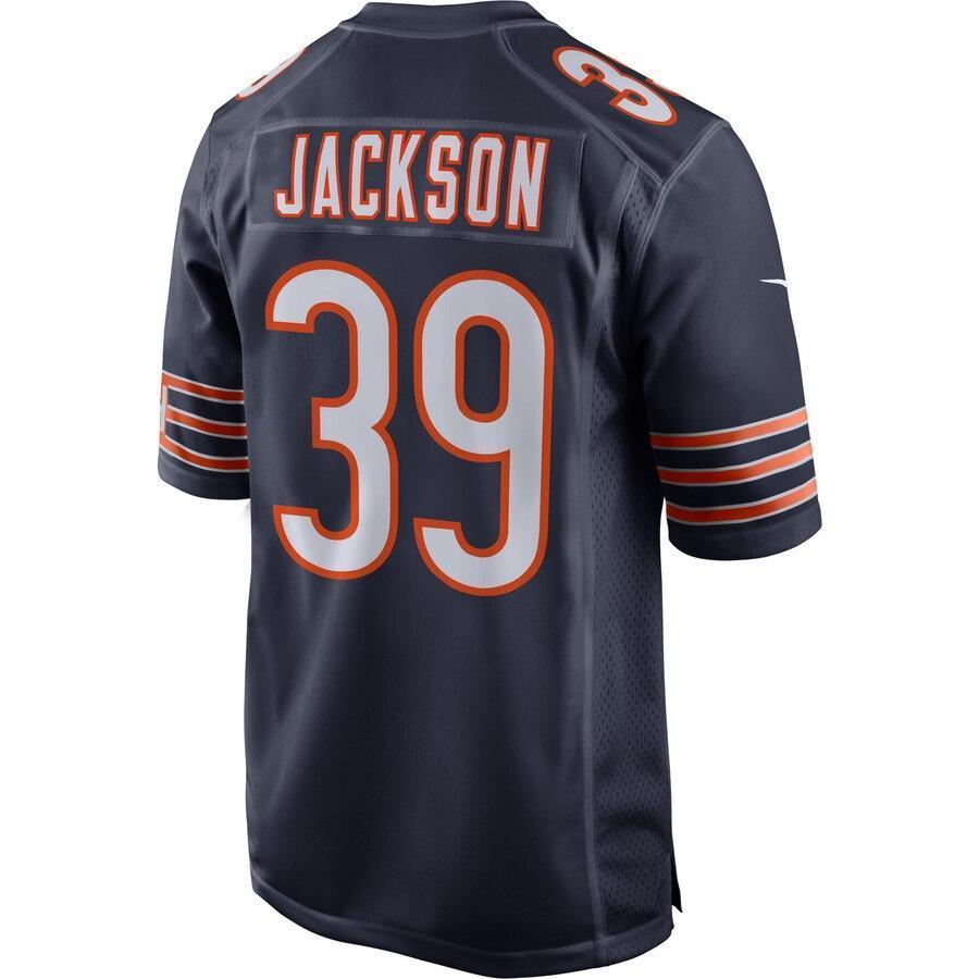 Eddie Jackson Chicago Bears Navy Player Game Jersey