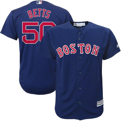 Mookie Betts Boston Red Sox Youth Navy Alternate Official Cool Base Player Jersey
