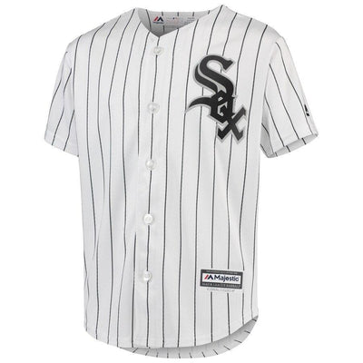Yoan Moncada 10 Chicago White Sox Youth White/Black Home Official Cool Base Player Jersey