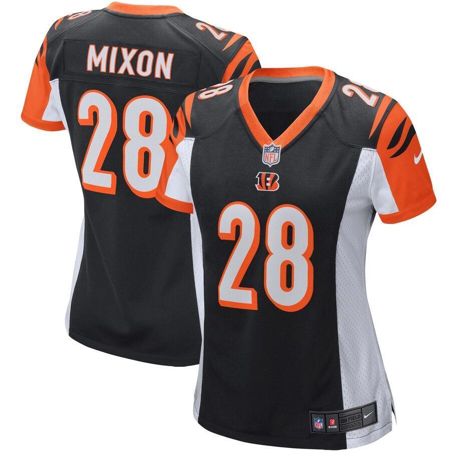 Joe Mixon Cincinnati Bengals Women's Black Game Jersey