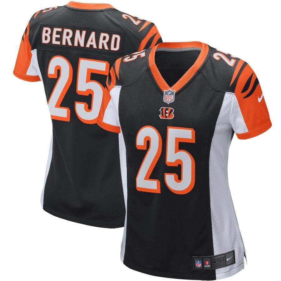 Giovani Bernard Cincinnati Bengals Women's Black Game Player Jersey