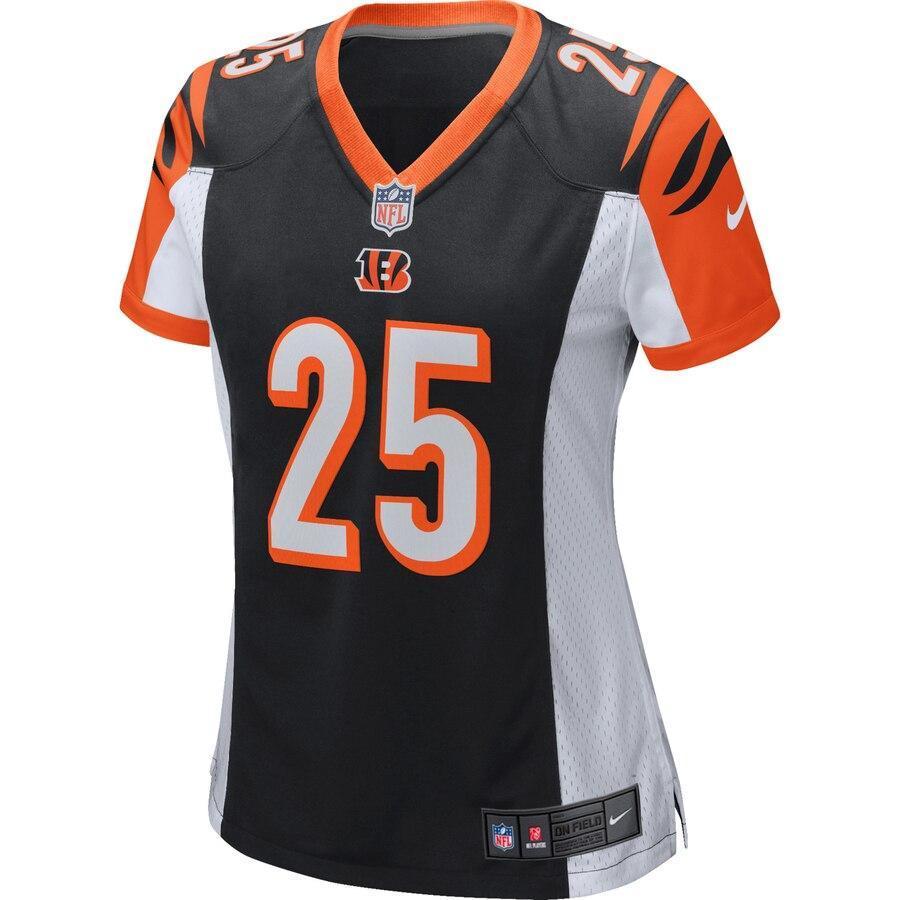 Giovani Bernard Cincinnati Bengals Women's Black Game Player Jersey
