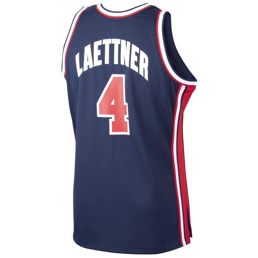 Christian Laettner USA Basketball Home 1992 Dream Team Authentic Jersey - Navy