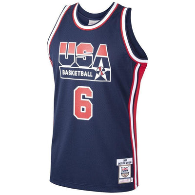 Patrick Ewing USA Basketball Home 1992 Dream Team Authentic Jersey - Navy