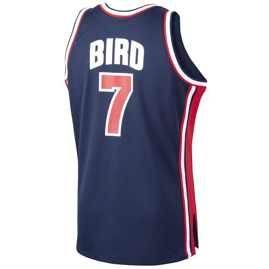 Larry Bird USA Basketball Home 1992 Dream Team Authentic Jersey - Navy