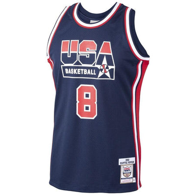 Scottie Pippen USA Basketball Home 1992 Dream Team Authentic Jersey - Navy