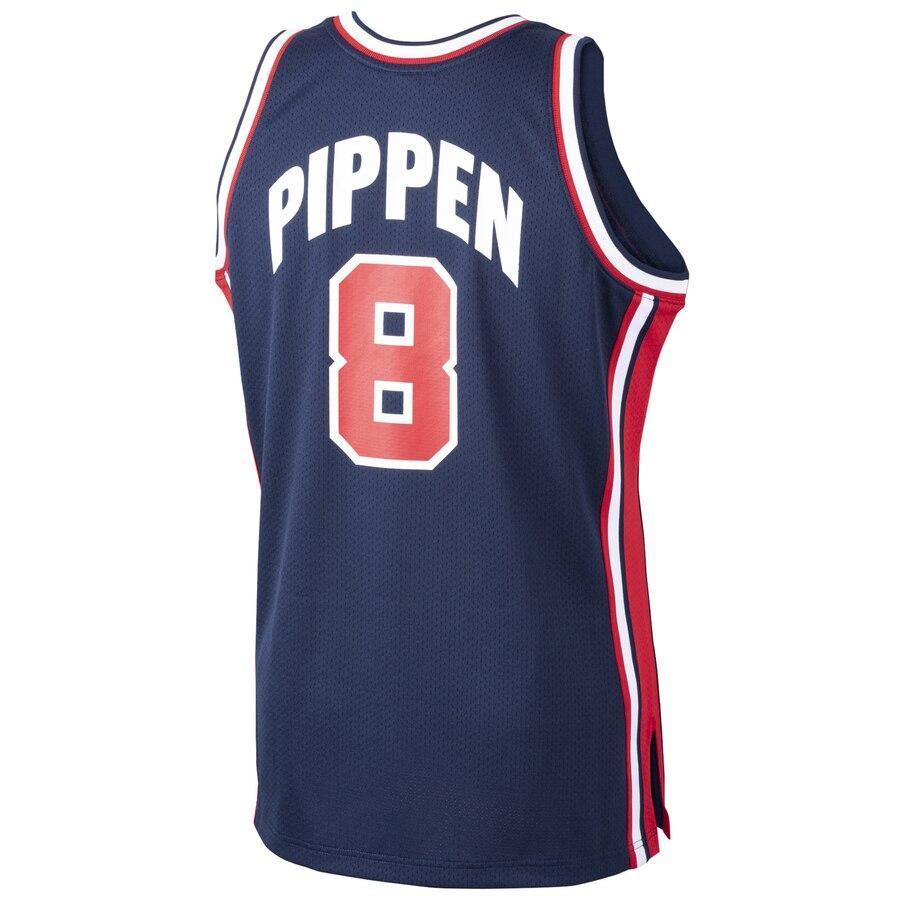 Scottie Pippen USA Basketball Home 1992 Dream Team Authentic Jersey - Navy