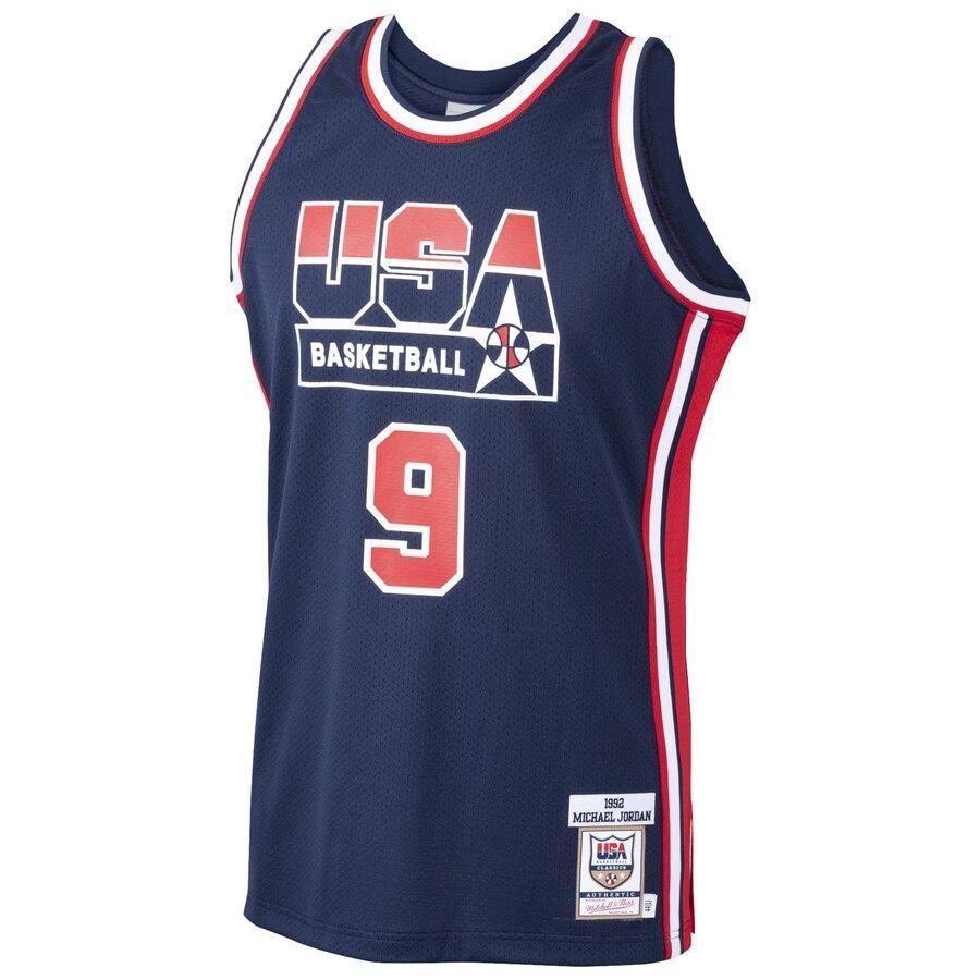 Michael Jordan USA Basketball Home 1992 Dream Team Authentic Jersey - Navy