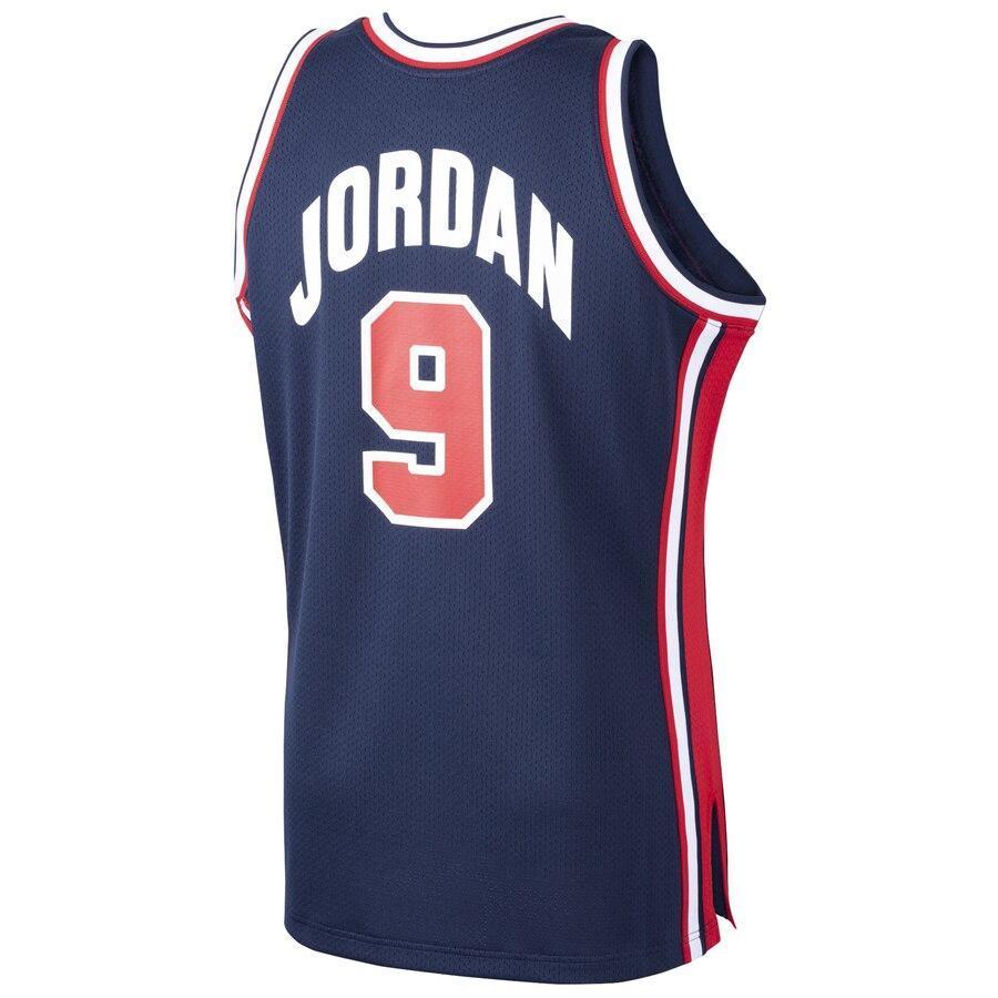 Michael Jordan USA Basketball Home 1992 Dream Team Authentic Jersey - Navy