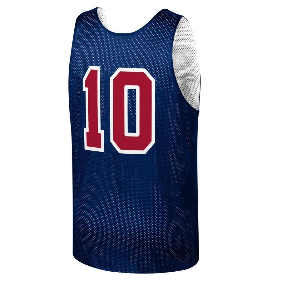 Clyde Drexler USA Basketball Training 1992 Dream Team Authentic Reversible Practice Jersey - Navy