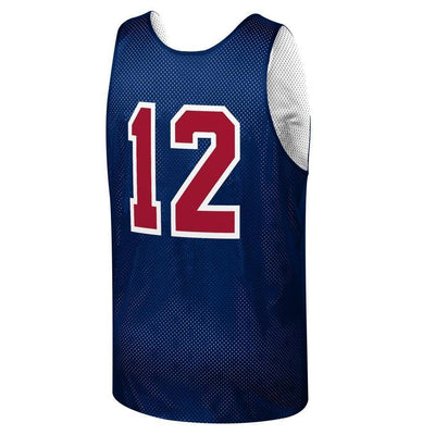 John Stockton USA Basketball Training 1992 Dream Team Authentic Reversible Practice Jersey - Navy