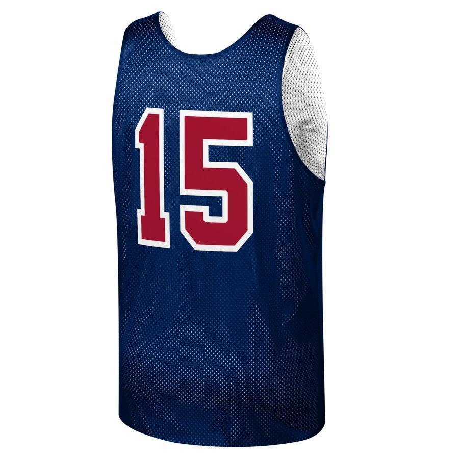 Magic Johnson USA Basketball Training 1992 Dream Team Authentic Reversible Practice Jersey - Navy