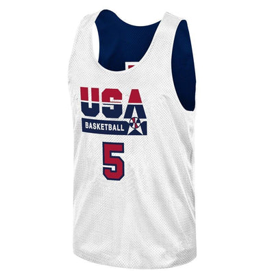 David Robinson USA Basketball Training 1992 Dream Team Authentic Reversible Practice Jersey - Navy