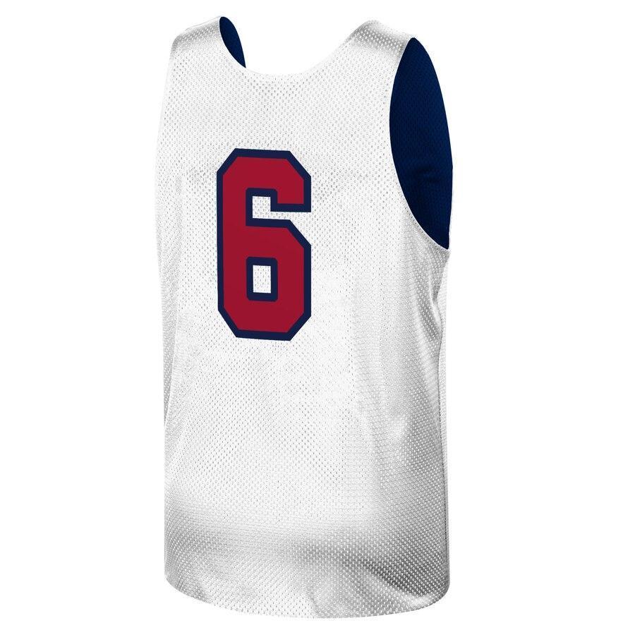 Patrick Ewing USA Basketball Training 1992 Dream Team Authentic Reversible Practice Jersey - Navy