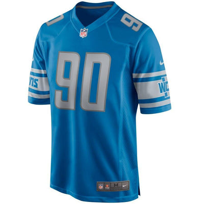 Trey Flowers Detroit Lions Blue Game Jersey