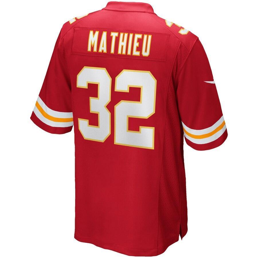 Tyrann Mathieu Kansas City Chiefs Red Game Jersey