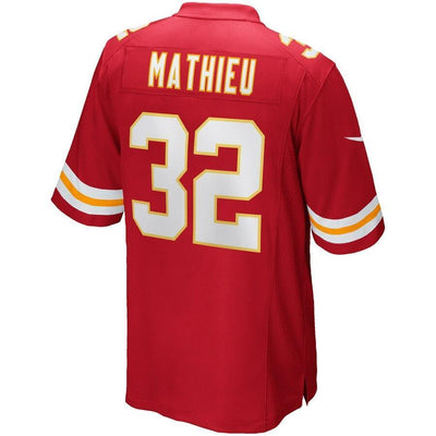 Tyrann Mathieu Kansas City Chiefs Red Game Jersey