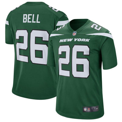 Le'Veon Bell 26 New York Jets Stealth Black Game Jersey